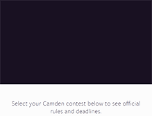 Tablet Screenshot of camdencontest.com